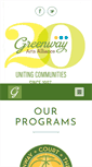 Mobile Screenshot of greenwayartsalliance.org